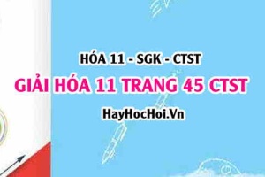 Giải Hóa 11 trang 45 SGK Chân trời sáng tạo